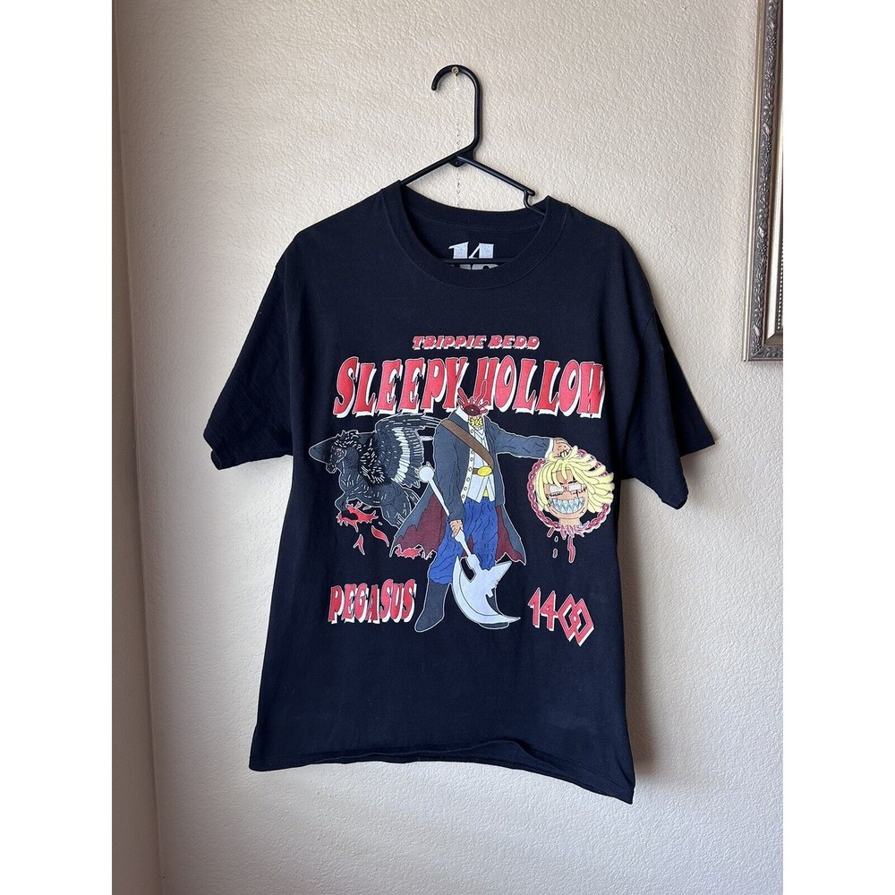 Trippie Redd 1400 Pegasus Sleepy Hollow Rap Concert Tour T-Shirt Size Large